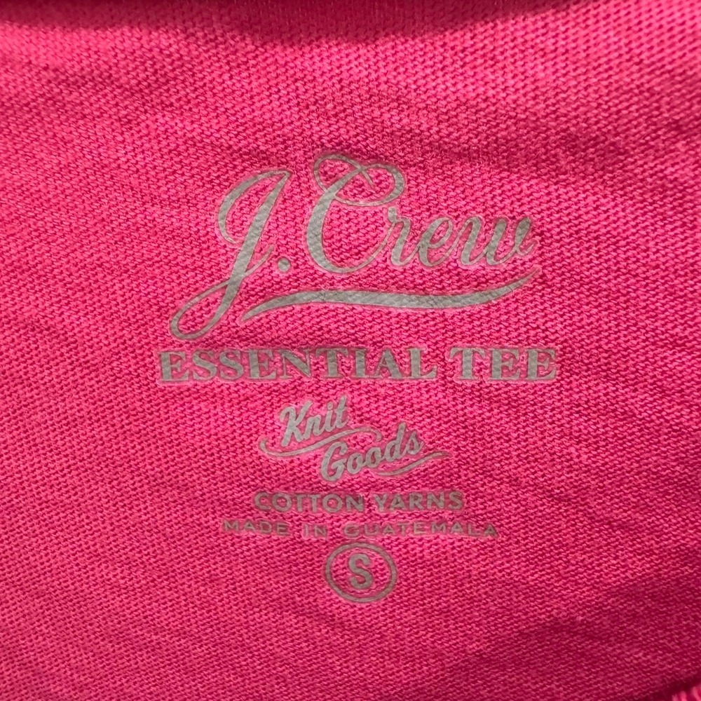 J.crew Hot pink long sleeve top with twist detail size M - Picture 4 of 4
